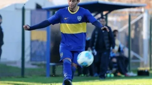Francesco Celeste jugó dos partidos con Boca Juniors en la temporada 2013/14
