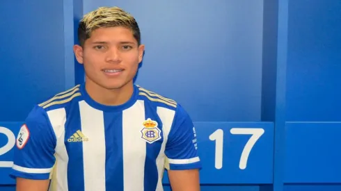 Cristian Martínez fue presentado oficialmente en el Huelva de España
