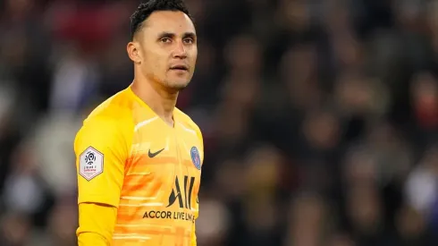 Keylor Navas recibió dos goles en el partido de este domingo ante el Lyon