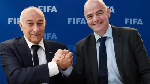 Philippe Piat y Gianni Infantino