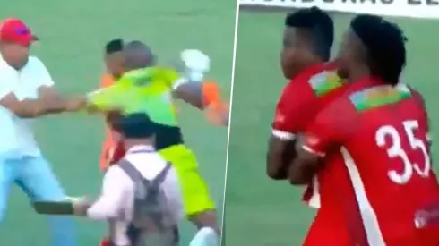 William Robledo y Robbie Matute casi se van a los golpes.