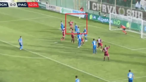 Le anularon un gol a Rigoberto Rivas en la Serie C