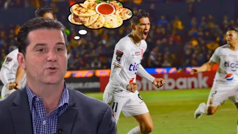 Andres Agulla siguió el partido del Alianza y hasta se acordó de las pupusas