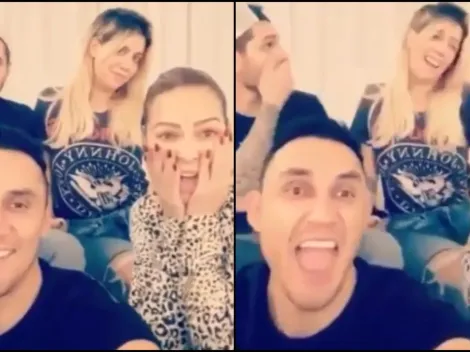 Hilarante: el TikTok descontrolado de Keylor, Andrea Salas, Icardi, y Wanda