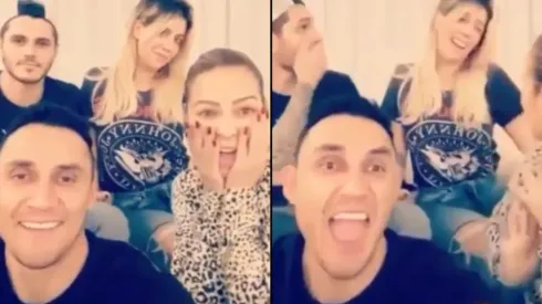 Hilarante: el TikTok descontrolado de Keylor, Andrea Salas, Icardi, y Wanda