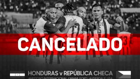 Oficial: se cancela el Honduras - República Checa