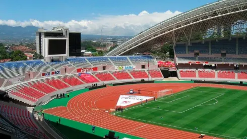 Estadio Nacional con las gradas vacías, como se verá por varias semanas