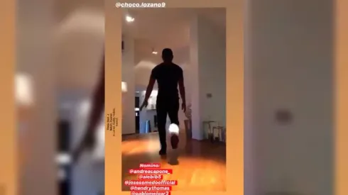 Diego Suazo se sumó al "#10toqueschallenge"