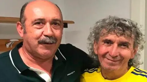 Carmelo (izq) y el Mágico (der), excompañeros en Cádiz