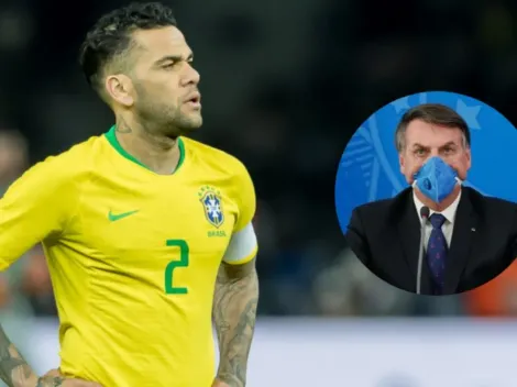 Fuego cruzado: Dani Alves lanza dardo a Jair Bolsonaro