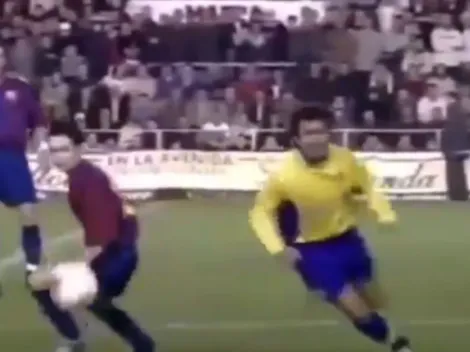 ¡Ole! La increíble finta del "Mágico" a un joven Andrés Iniesta