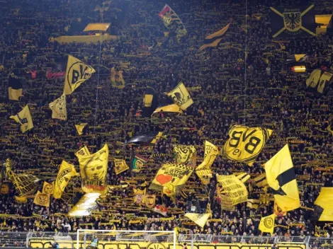 Los hinchas del Dortmund y un gesto para imitar