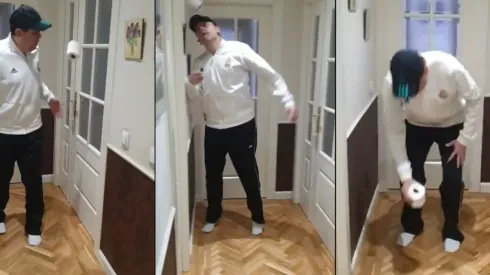 Tomás Roncero quiso hacer el 10 toques challenge y le salió todo mal