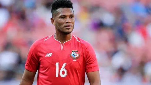 Rolando Blackburn con la Selección de Panamá