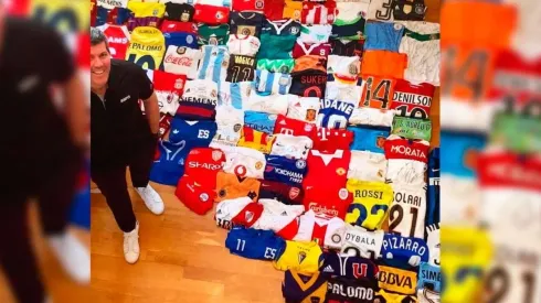 La colección de camisetas de Fernando Palomo