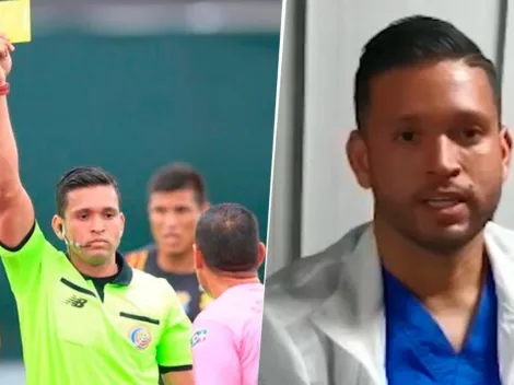 David Gómez, el árbitro costarricense que es héroe de bata blanca