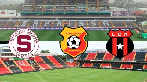 Los tres equipos que ofrecieron sus estadios.