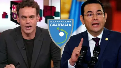 David Faitelson recordó su mala experiencia con Jimmy Morales por un partido de Guatemala
