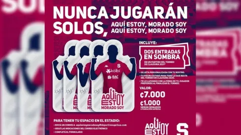 Los hinchas mostraron su descontento por la campaña divulgada