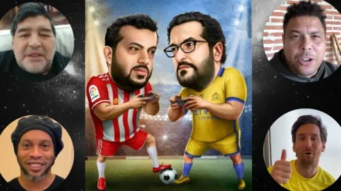 Estrellas del fútbol le desean suerte a Turki Alalshikh en partido benefico de FIFA 20