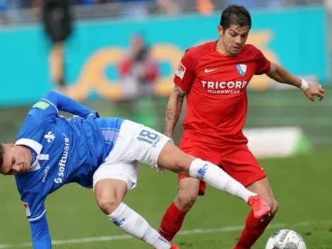 Gamboa jugó todo el partido en el empate de su equipo en la Bundesliga 2