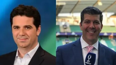 Palomo junto a Agulla en una transmisión