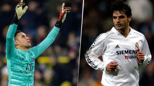 Keylor Navas y Fernando Morientes
