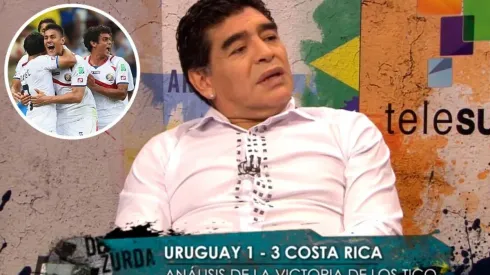 La opinión de Maradona sobre la victoria de Costa Rica contra Uruguay en 2014
