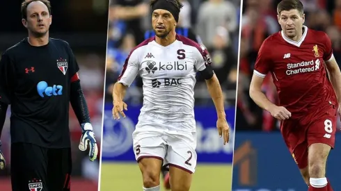 Rogerio Ceni, Christian Bolaños y Steven Gerrard