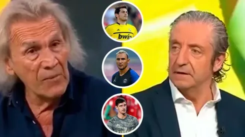 Hugo Gatti y Josep Pedrerol en El Chiringuito