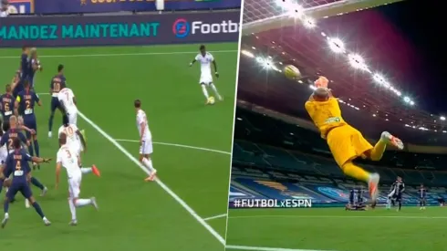 Gran atajada de Keylor Navas contra Lyon