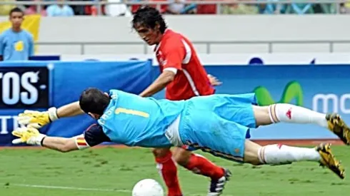 Iker Casillas y un error ante Costa Rica