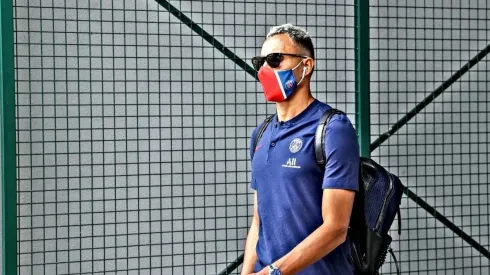 Keylor en la previa de Champions con el PSG