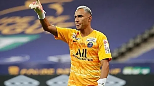 Keylor Navas en Champions con el PSG