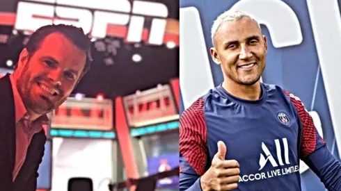 Ricardo Puig y Keylor Navas