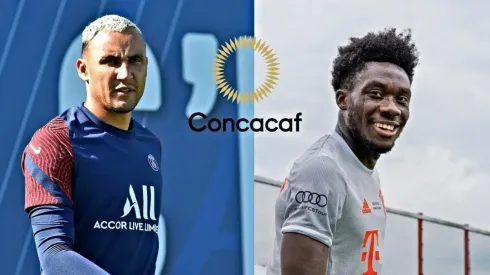 Keylor Navas y Alphonso Davies