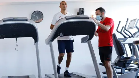 Keylor Navas vuelve a los entrenamientos