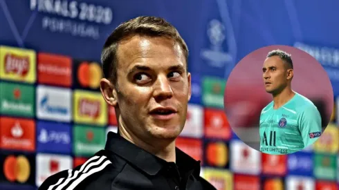Manuel Neuer en conferencia de prensa con el Bayern