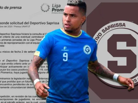 Respuesta de Unafut acerca a Saprissa con Frank Zamora
