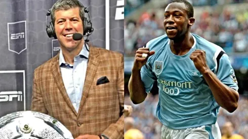 Fernando Palomo junto a Paulo Wanchope