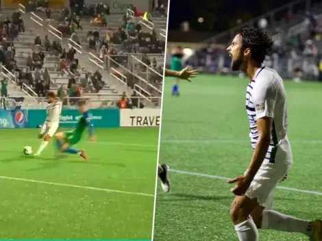 Legionario salvadoreño marcó un golazo en la USL y lleva su equipo a la semifinal