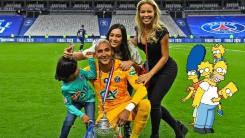 Keylor Navas al mundo de Los Simpson