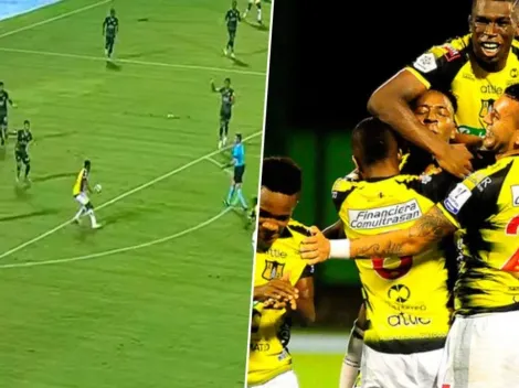 Brayan Gil marca un hat trick para Alianza Petrolera y lo clasifica a octavos