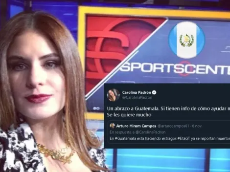 Carolina Padrón ofreció ayuda a Guatemala