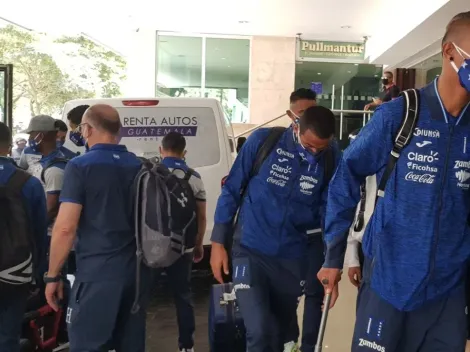 Honduras arribó a Guatemala para afrontar el partido amistoso