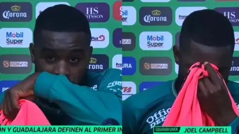 ¡Joel Campbell no aguantó las lágrimas!