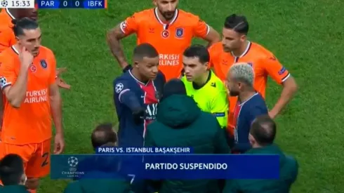 ¡Suspendido PSG-Basaksehir por racismo!