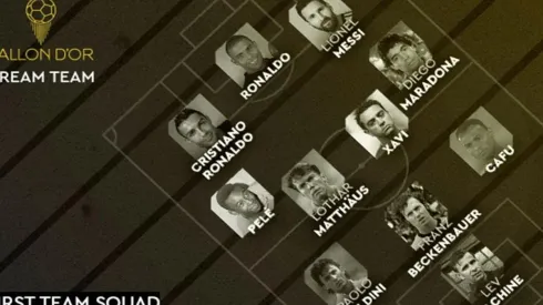 France Football revela Dream Team histórico del Balón de Oro