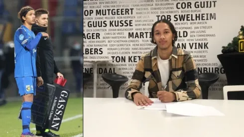 Enrico Hernández firmó contrato profesional con el primer equipo del Vitesse