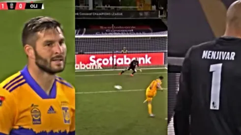 Gignac tuvo un gesto particular con Menjívar